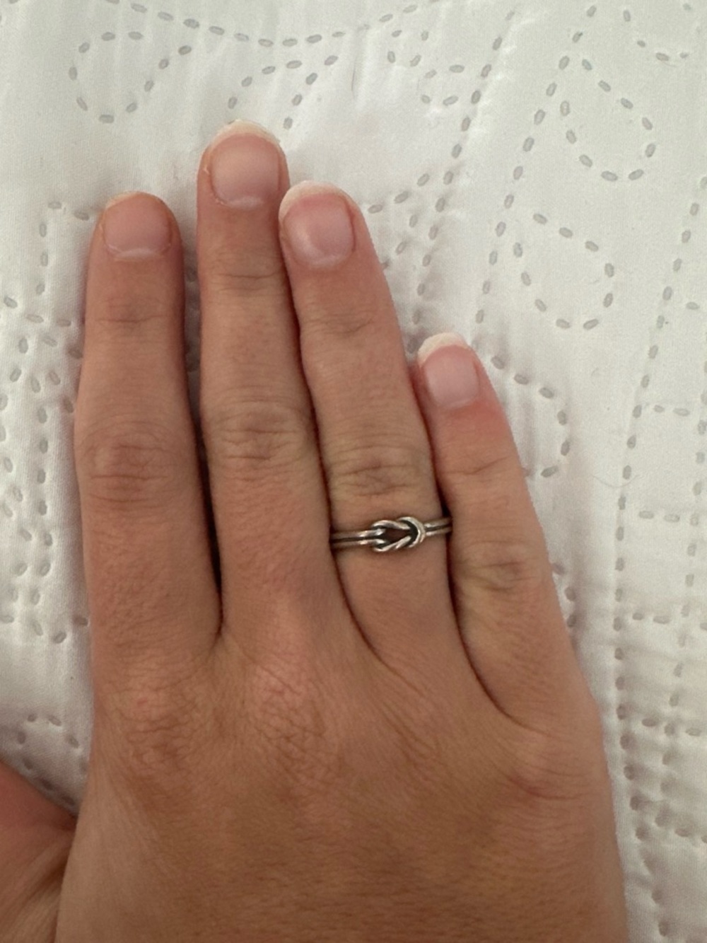 James Avery Sterling Knot Stackable Ring - Silver